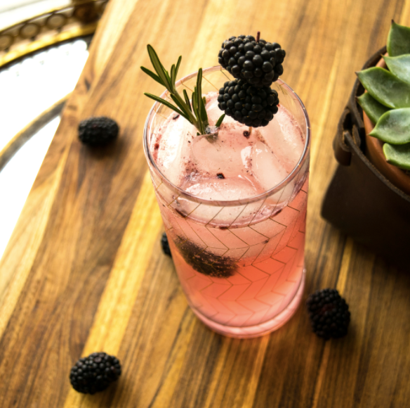 Blackberry Bramble Soft Cocktail