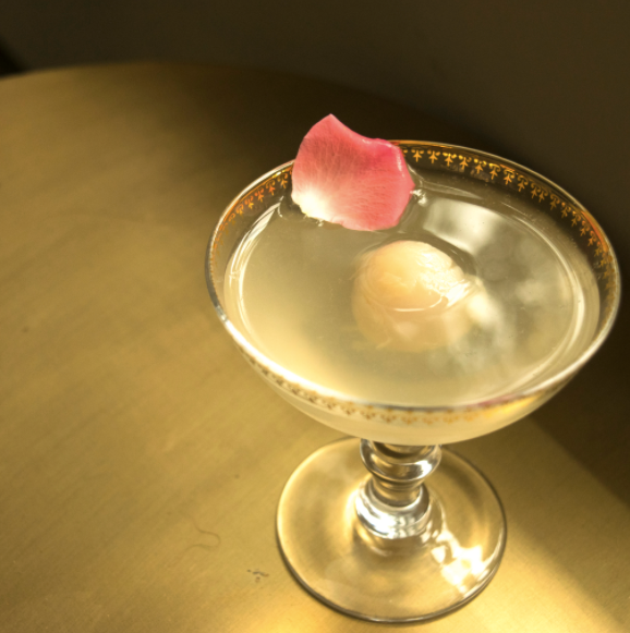 Curious Cocktail :: Rosewater Lycheetini