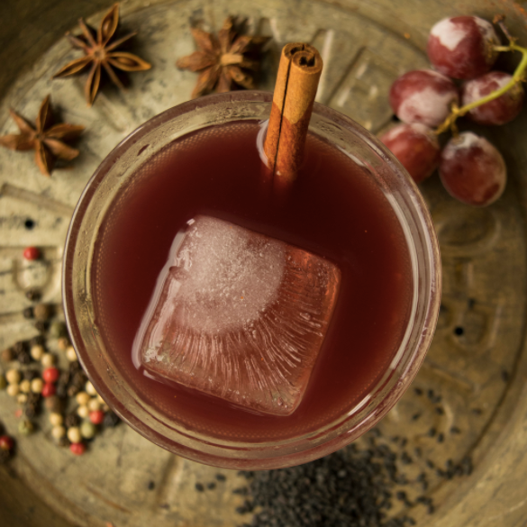 Curious Cocktail :: Grape Sparkler