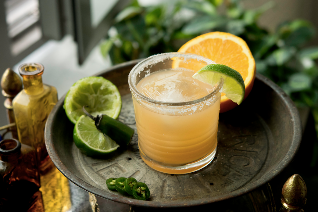 Curious Soft Cocktail :: Sweet & Spicy Grapefruit Orange Margarita