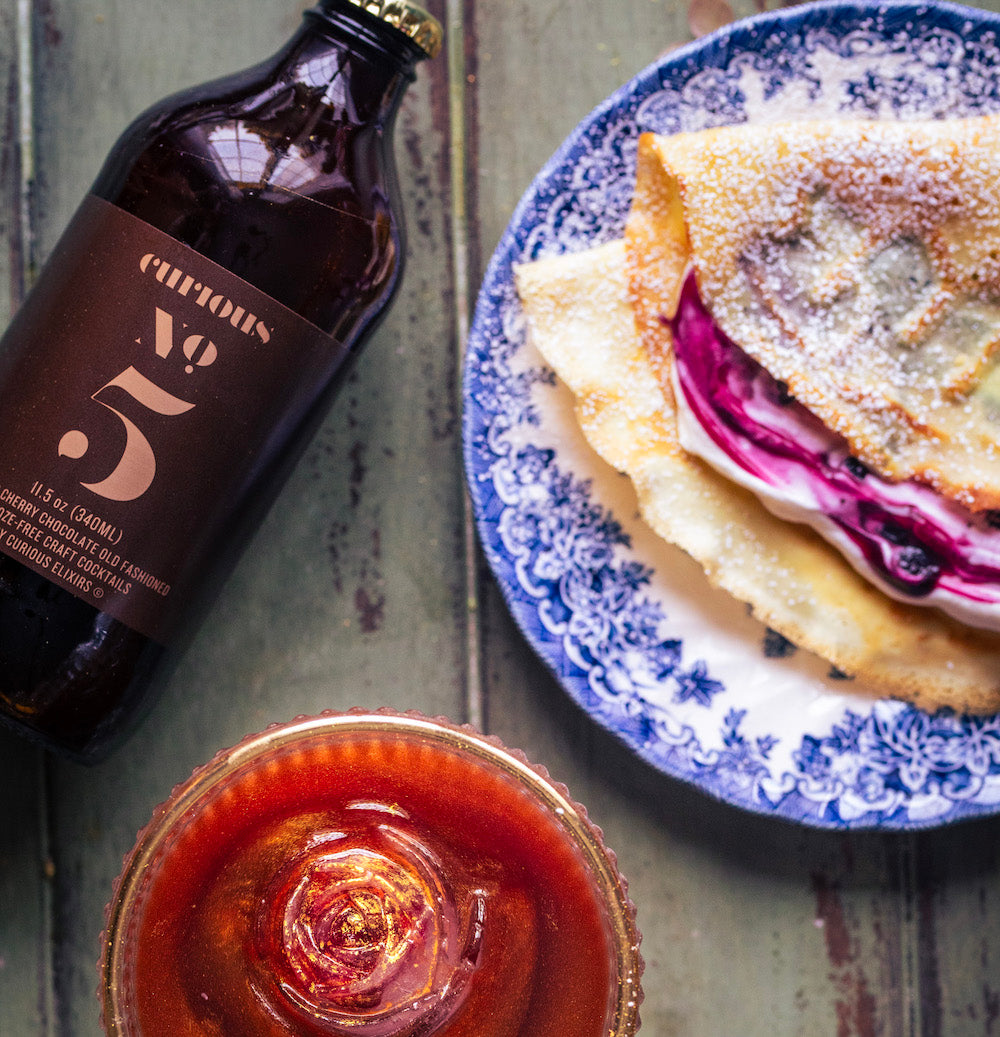 Elegant Mixed Berry Crepes