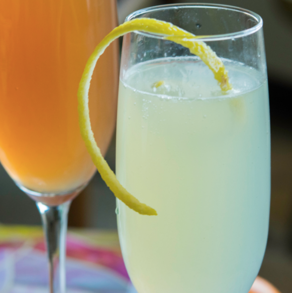 New Year's Eve Cocktails :: French 75 + Curious Grapefruit