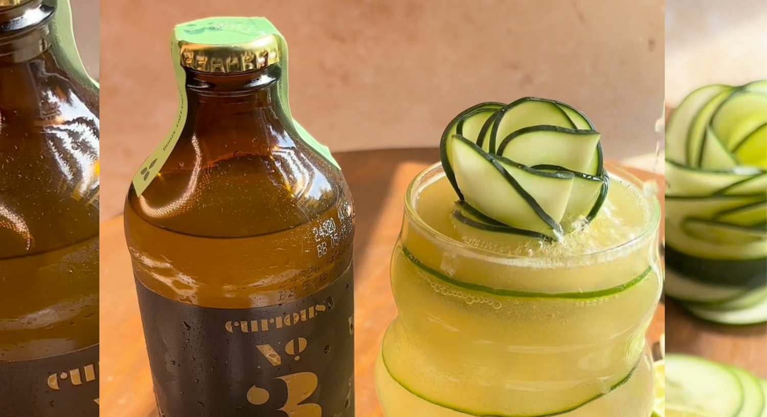 How To Make The Coolest Cucumber Garnish with Curious Elixir No. 3