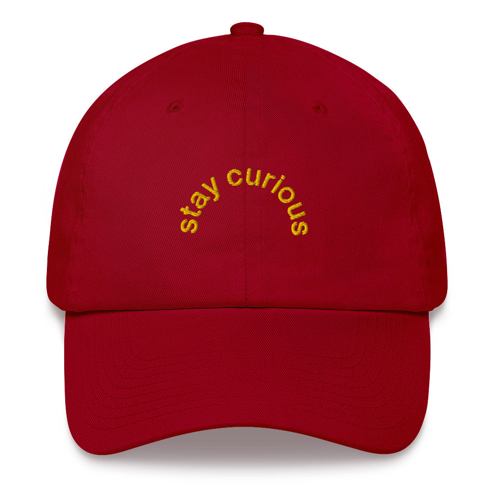 "Stay Curious" Dad Hat