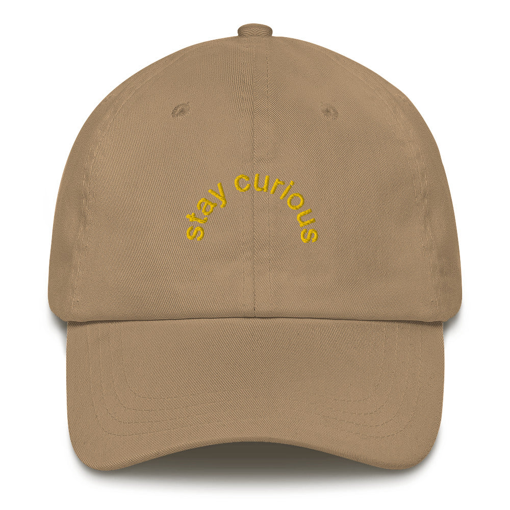 "Stay Curious" Dad Hat